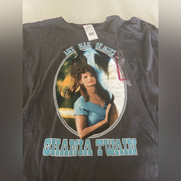 Shania Twain Graphic T-Shirt - Gray size XXL NWT - Picture 2 of 2
